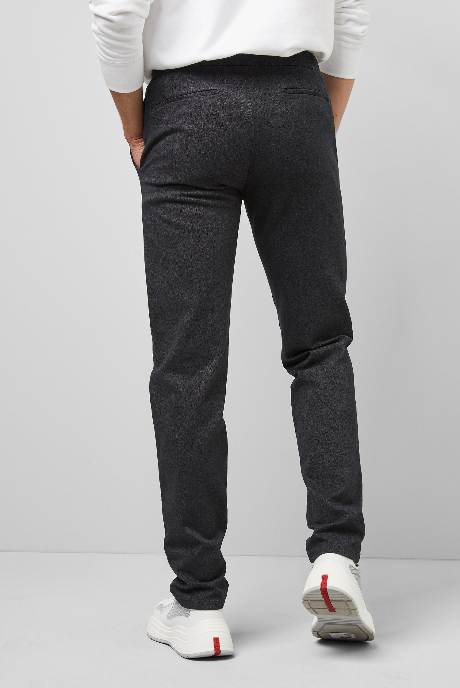 LOOSE 2-6149 JOGGER - WOOLEN LOOK