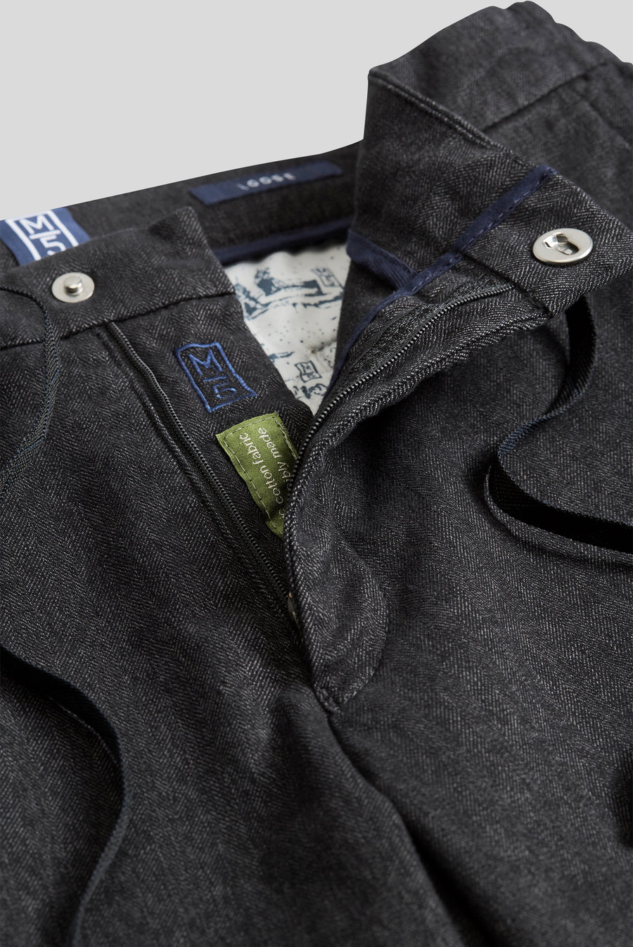 LOOSE 2-6149 JOGGER - WOOLEN LOOK