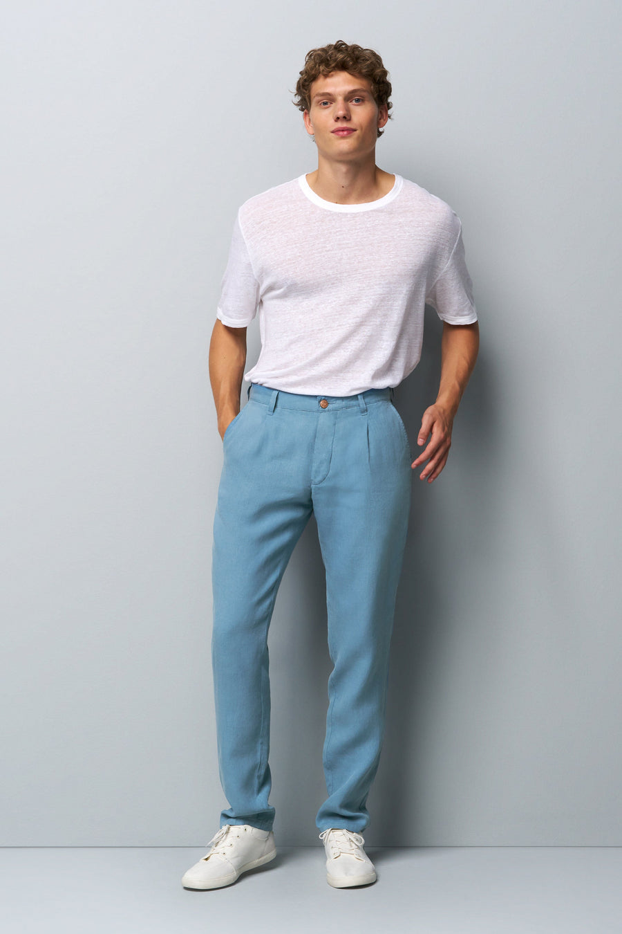 PLEAT 1-6185 PURE LINEN