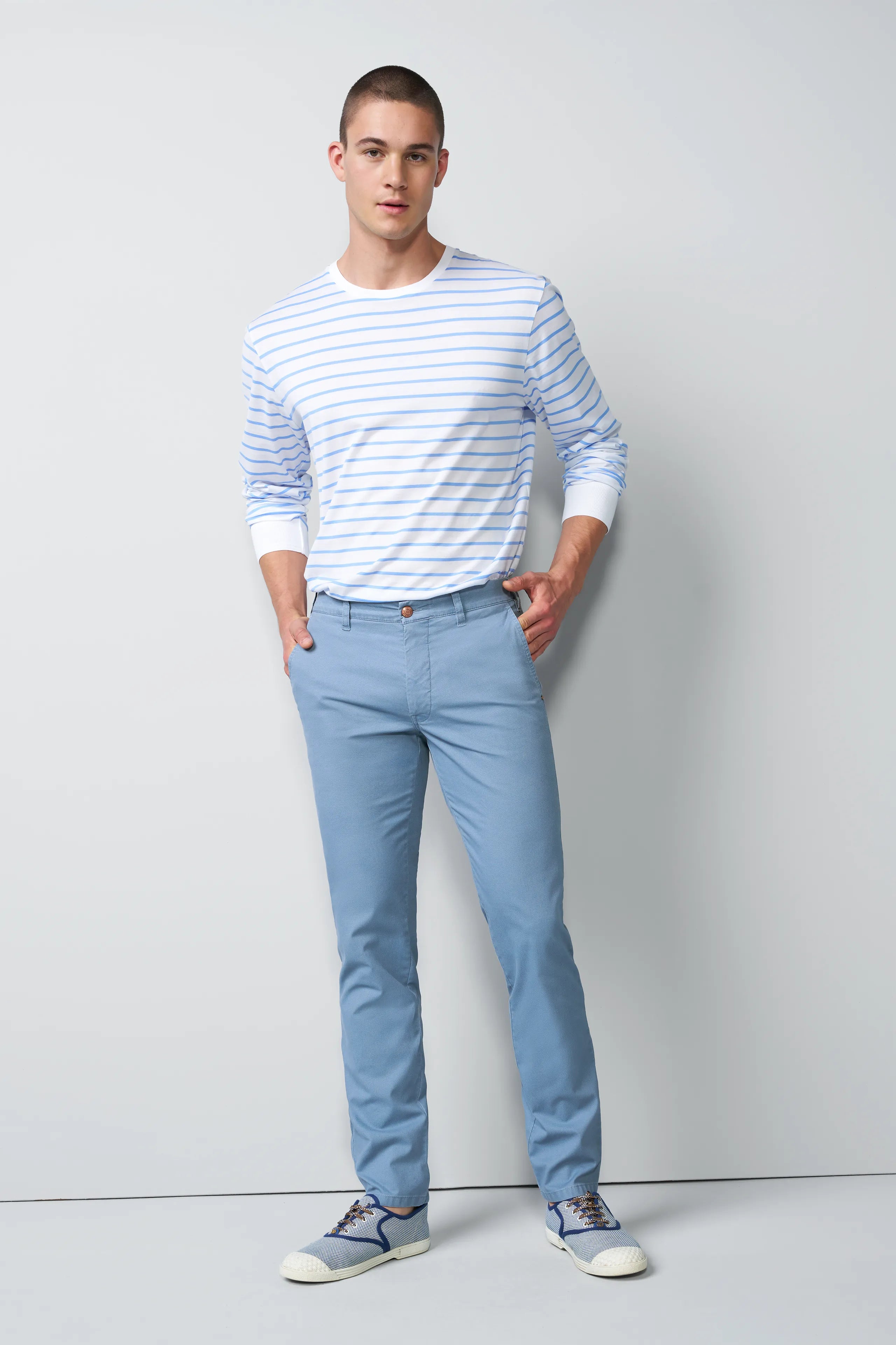 MOVE 1-6025 CHINOS WITH A STRETCH WAISTBAND