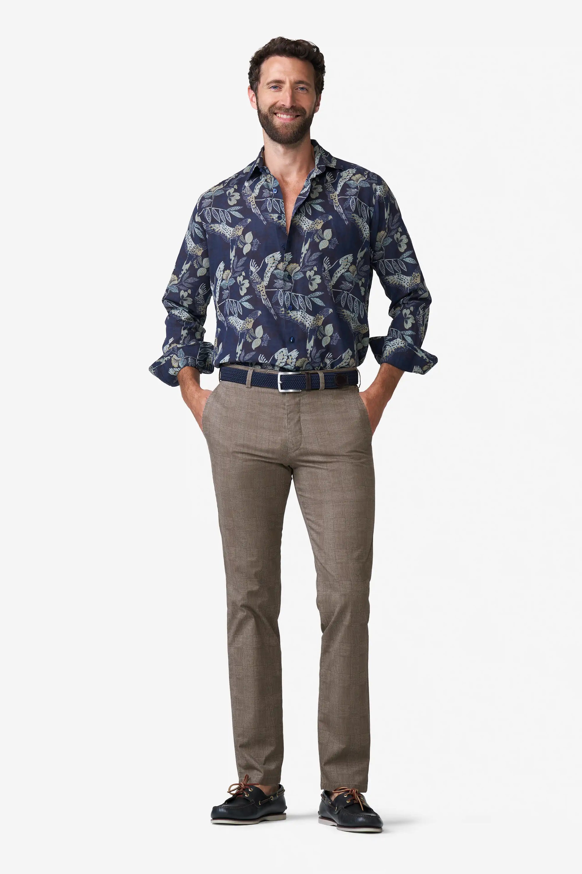 Bonn 1-5078 CHECK CHINOS