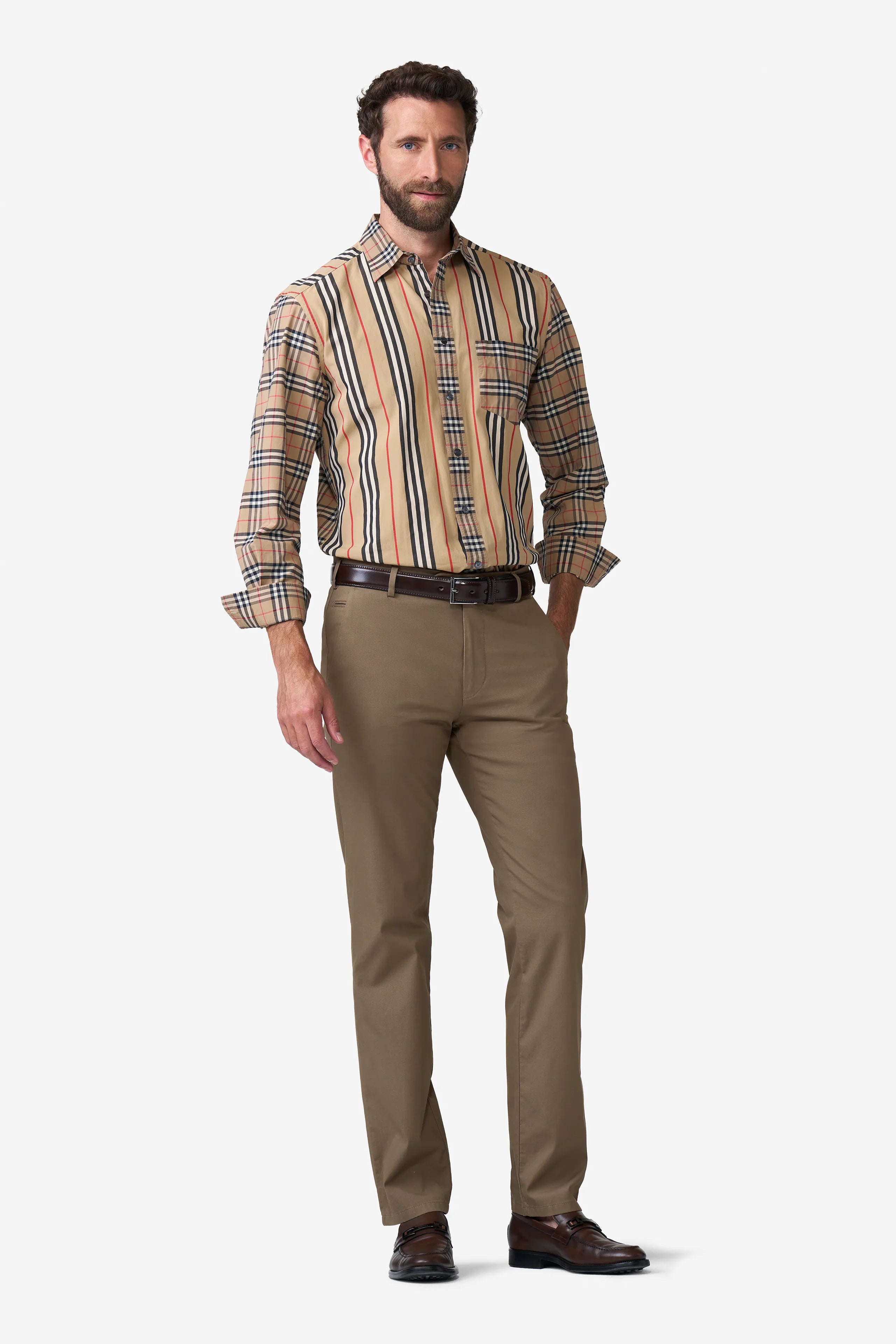 Bonn 1-8142 COTTON/SILK CHINOS