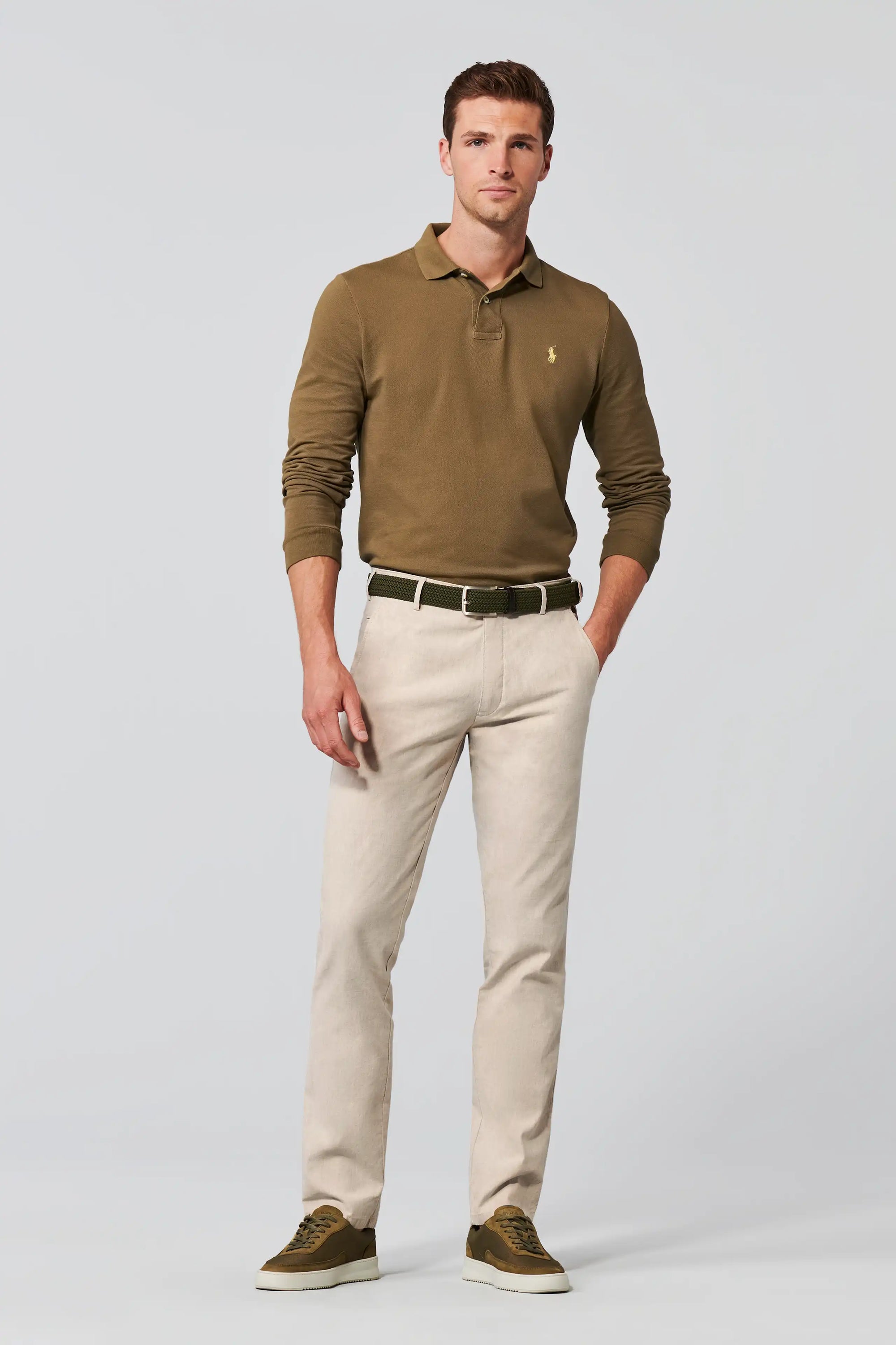 Roma 1-3020 COTTON/LINEN CHINOS
