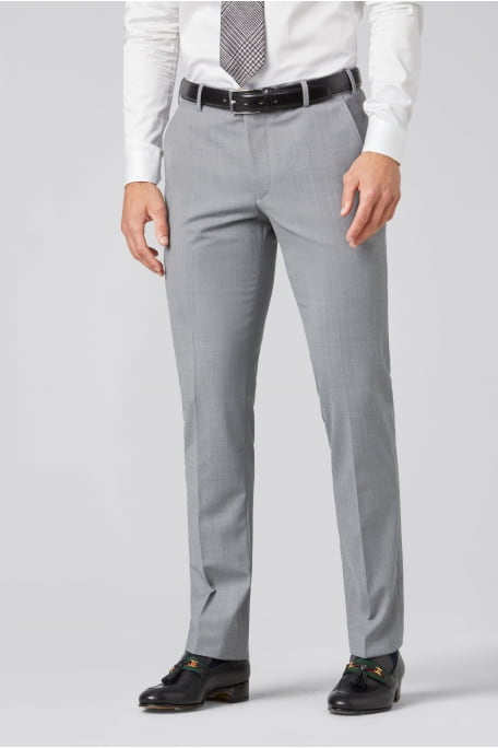 Grey casual trousers online